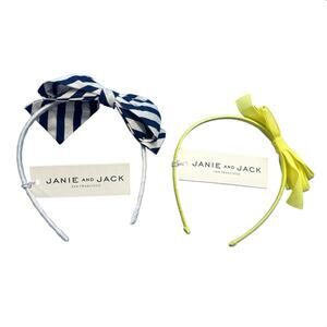 NWT Janie and Jack Bow Headbands Set of 2